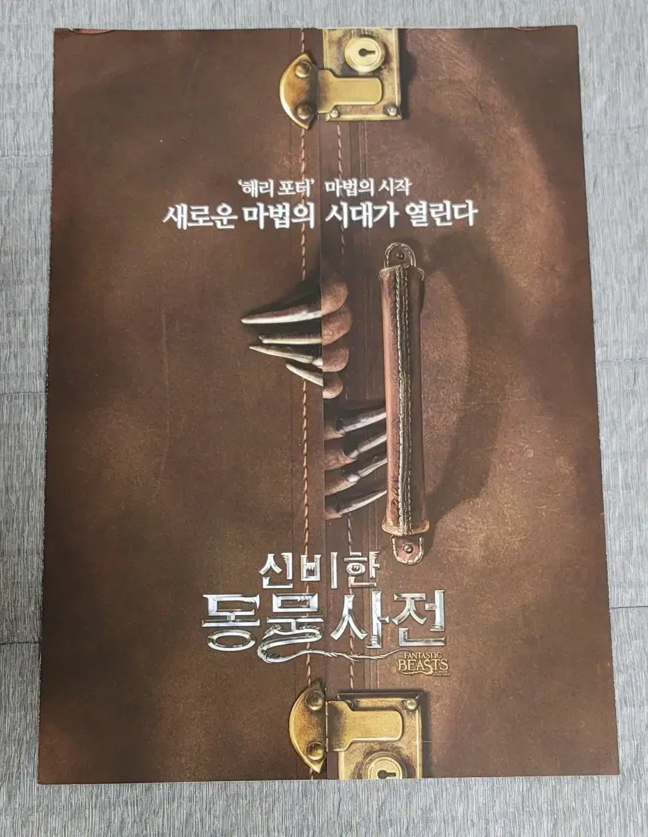 [영화팜플렛] 신비한 동물사전 A 전단지(2016) 에디레드메인 콜린파렐